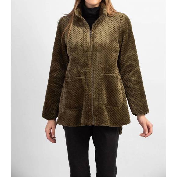 NEW HABITAT sherpa coat in bonsau - Picture 1 of 2